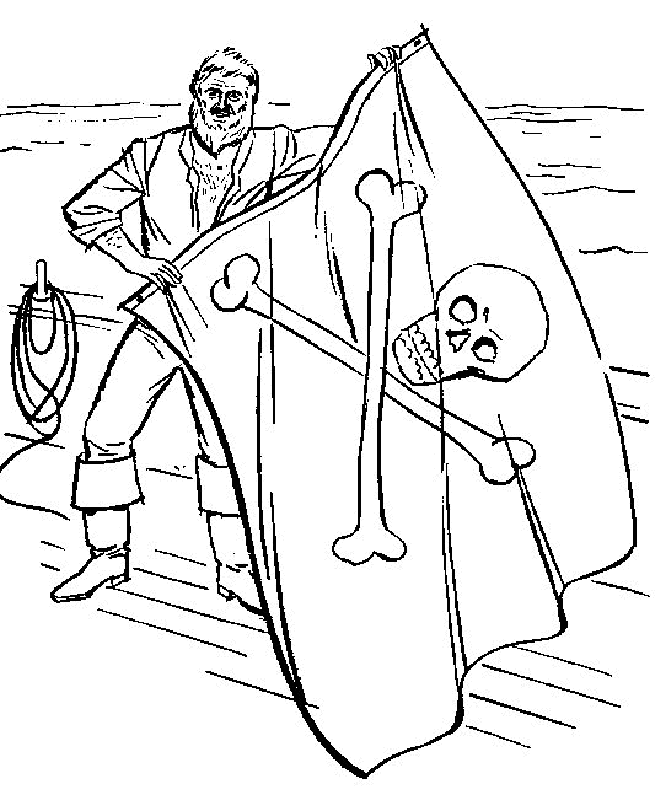 Pittsburgh Pirate Colouring Pages - Coloring Nation