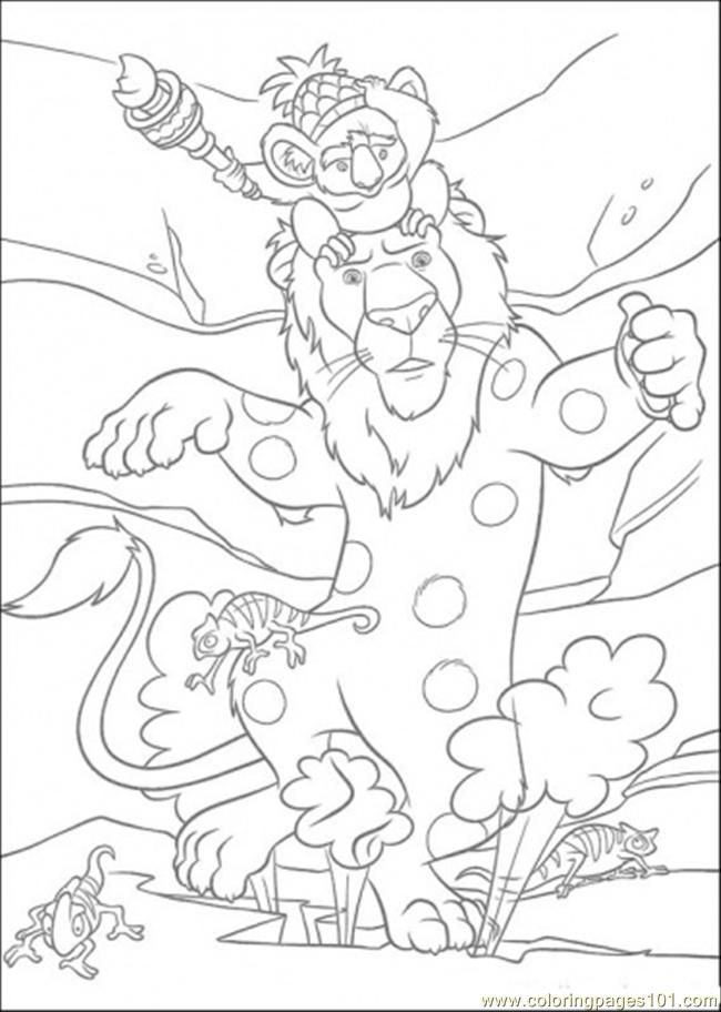 Coloring Pages Samson Cloak Camo And Nigel (Cartoons > The Wild 