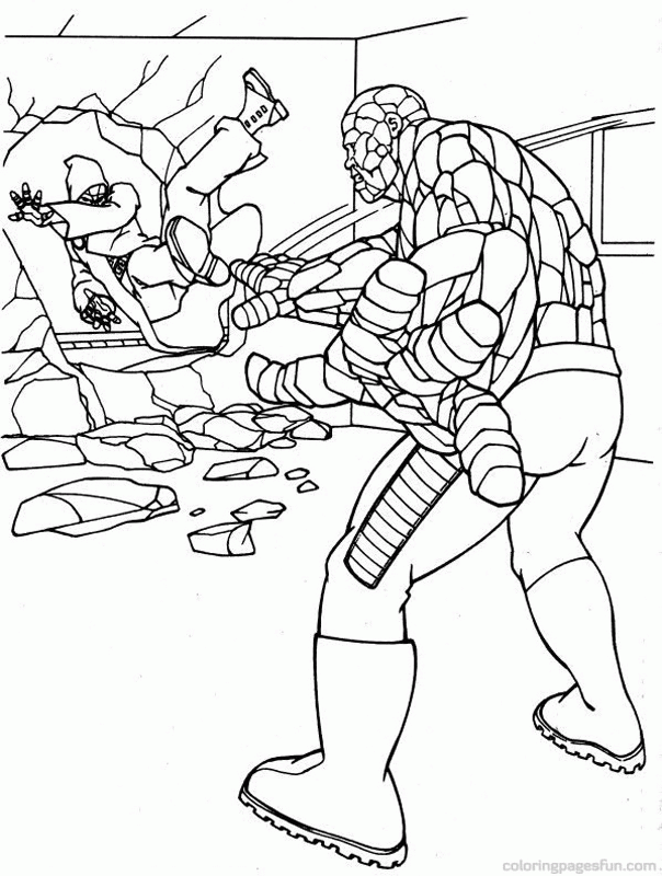 Fantastic Four Coloring Pages 26 | Free Printable Coloring Pages 