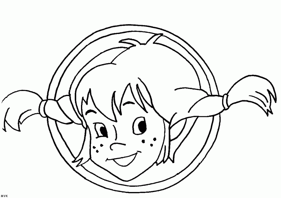 Pippi Longstocking Coloring Pages To Print Id 26919 198989 Pippi 
