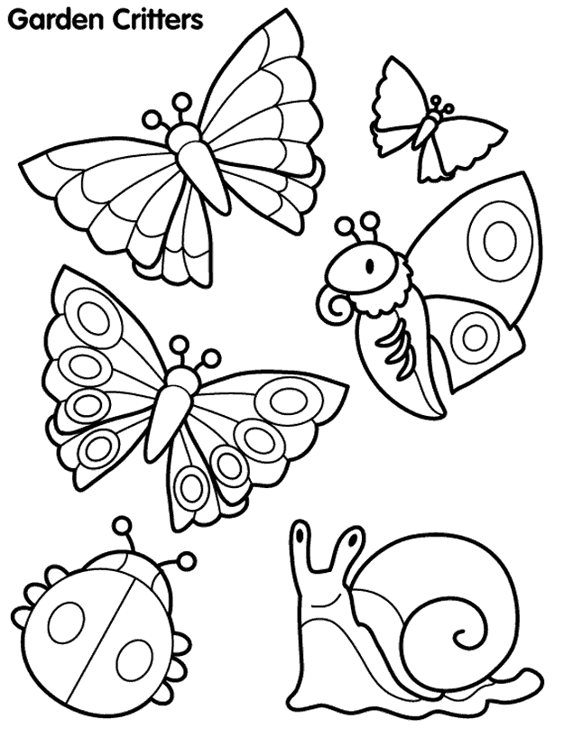 Butterfly coloring pages | Butterfly coloring pages for kids | #5 