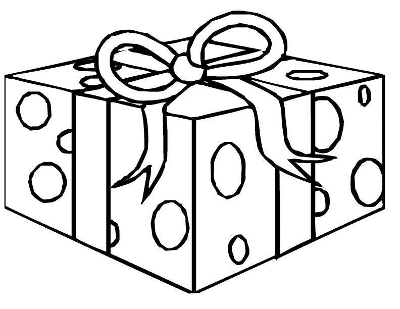 birthday presents Colouring Pages (page 2)