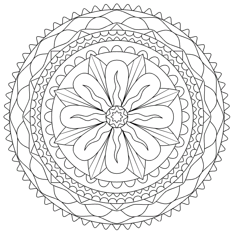 Mandala Coloring Pages - Free Coloring Pages For KidsFree Coloring 