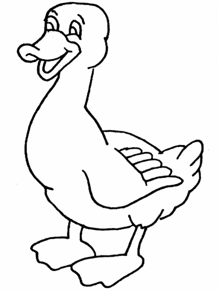 colorwithfun.com - Free Printable Duck Coloring Page For Kids