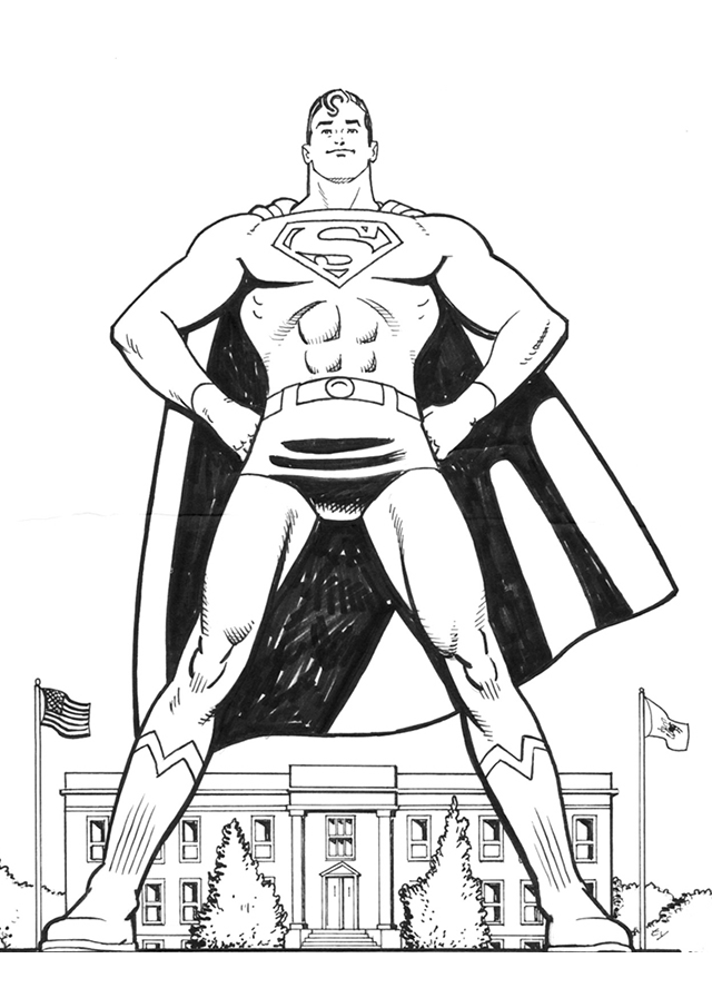 Free Printable Superman Coloring Pages For Kids