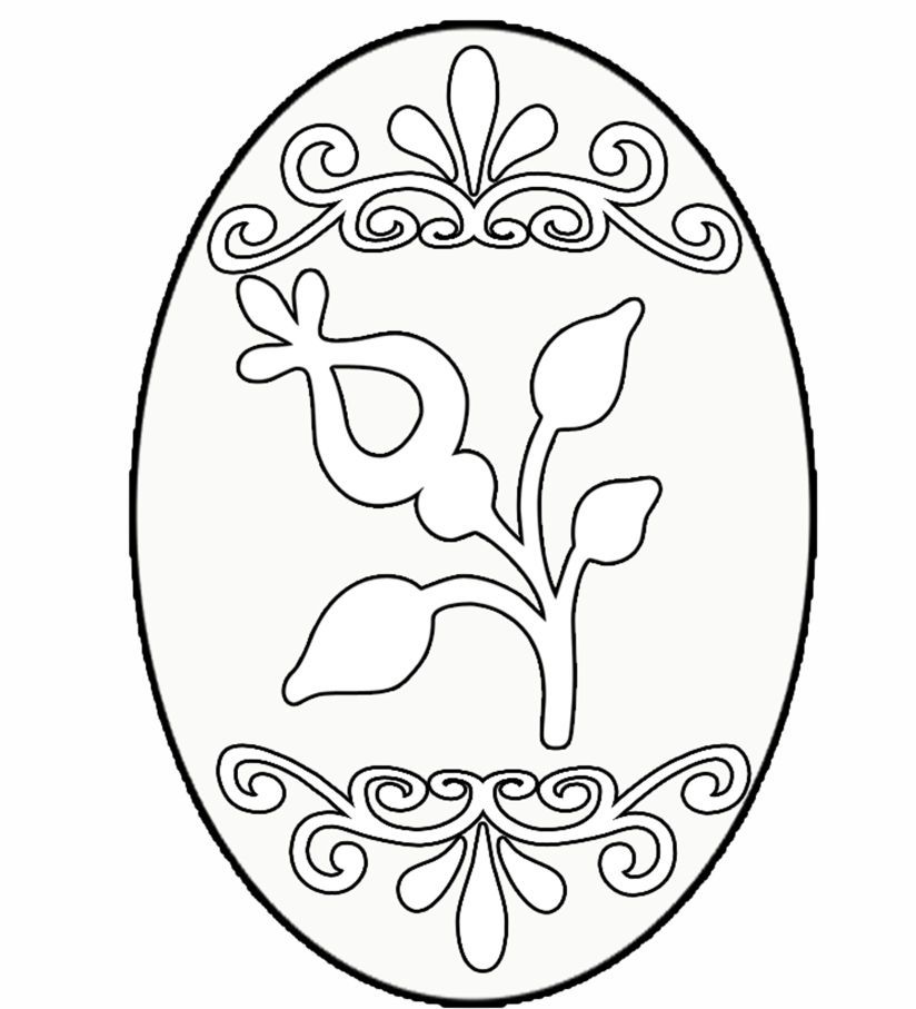 Easter Egg Coloring Picture