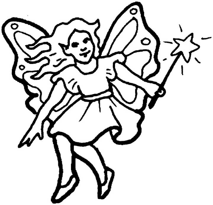Fairy Coloring Pages For Kids | Coloring Pages