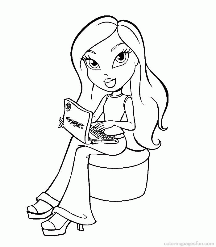 Bratz Coloring Pages 18 | Free Printable Coloring Pages 