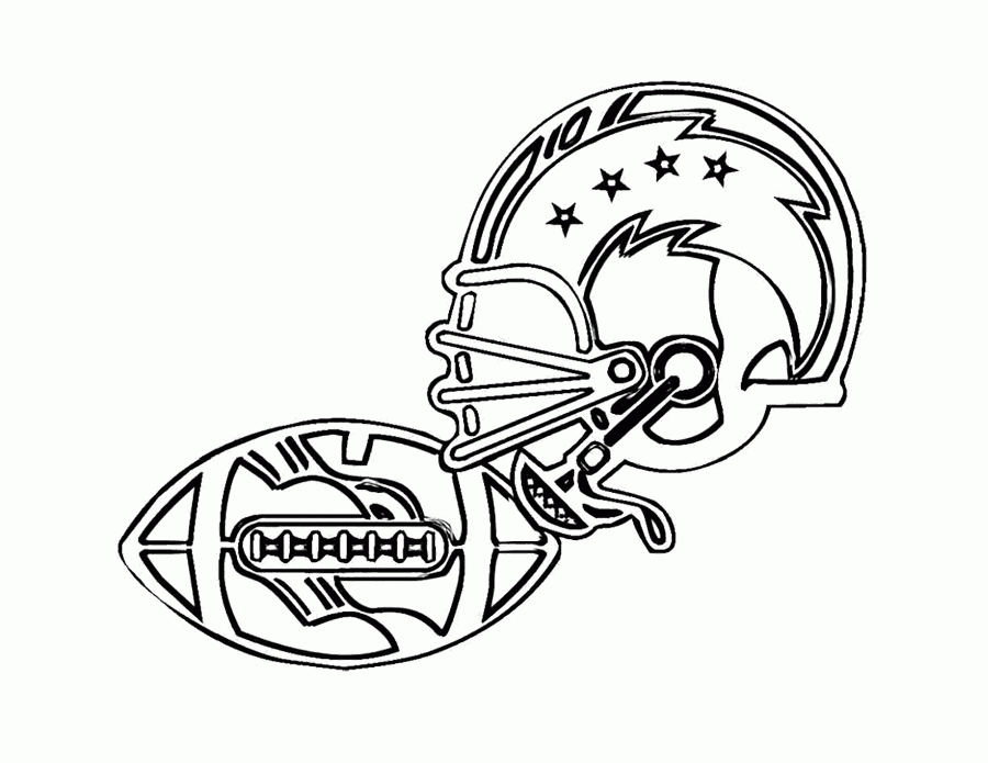 Football Helmet San Francisco 49ERS Coloring Page For Kids 