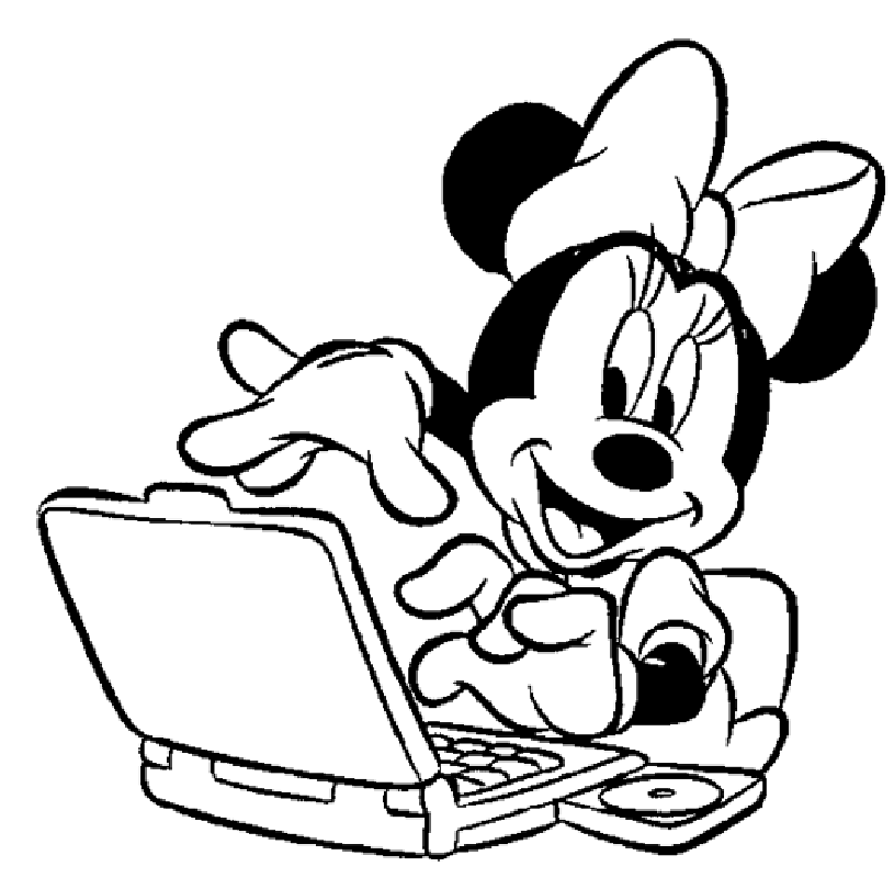 minnie Colouring Pages (page 2)