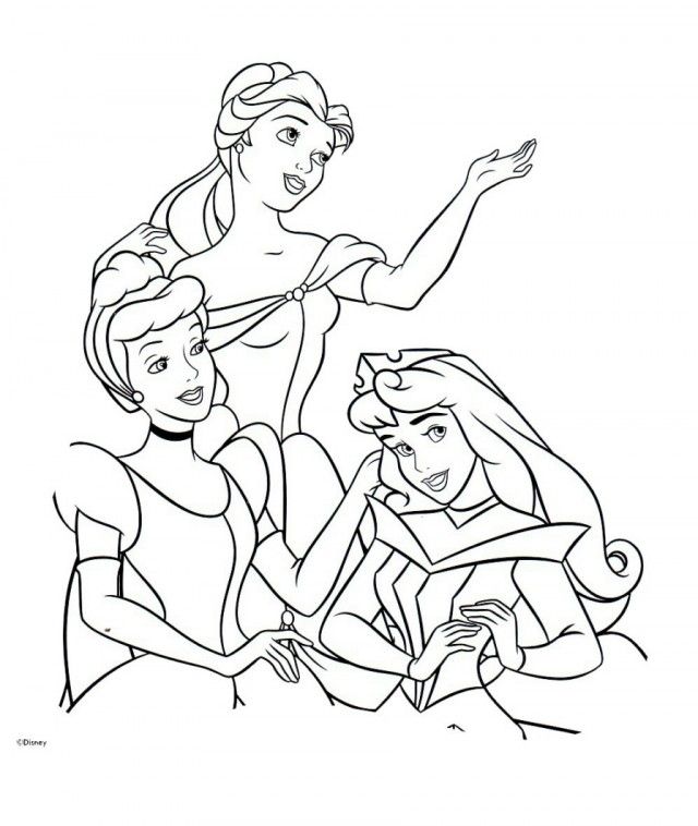 Disney Princess Coloring Pages For Kids Free Disney Coloring Pages 