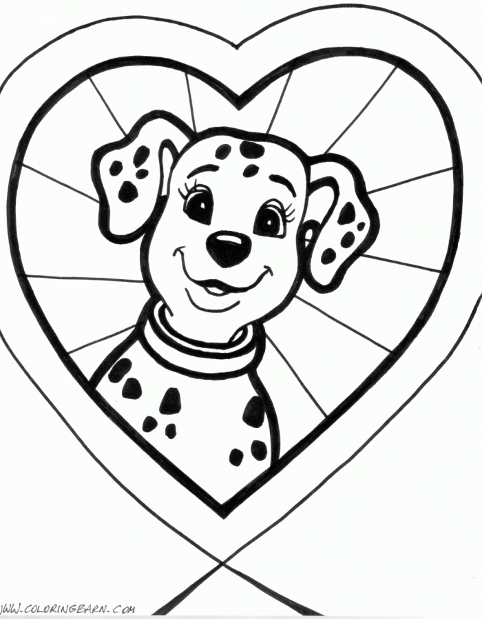 Dalmation Coloring Pages Printable
