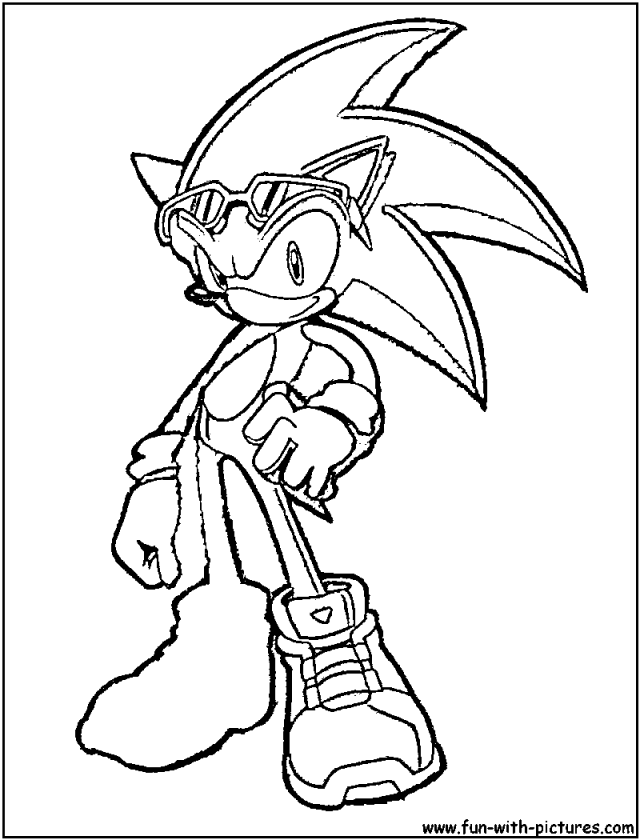 Coloriages Sonic 2 Png Dans Coloring Sonic The Hedgehog Free 1498 