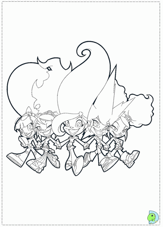 Trollz Coloring page