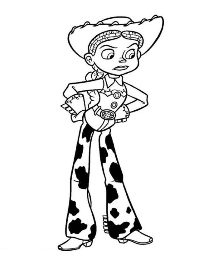 toy story coloring pages or sweet jessie