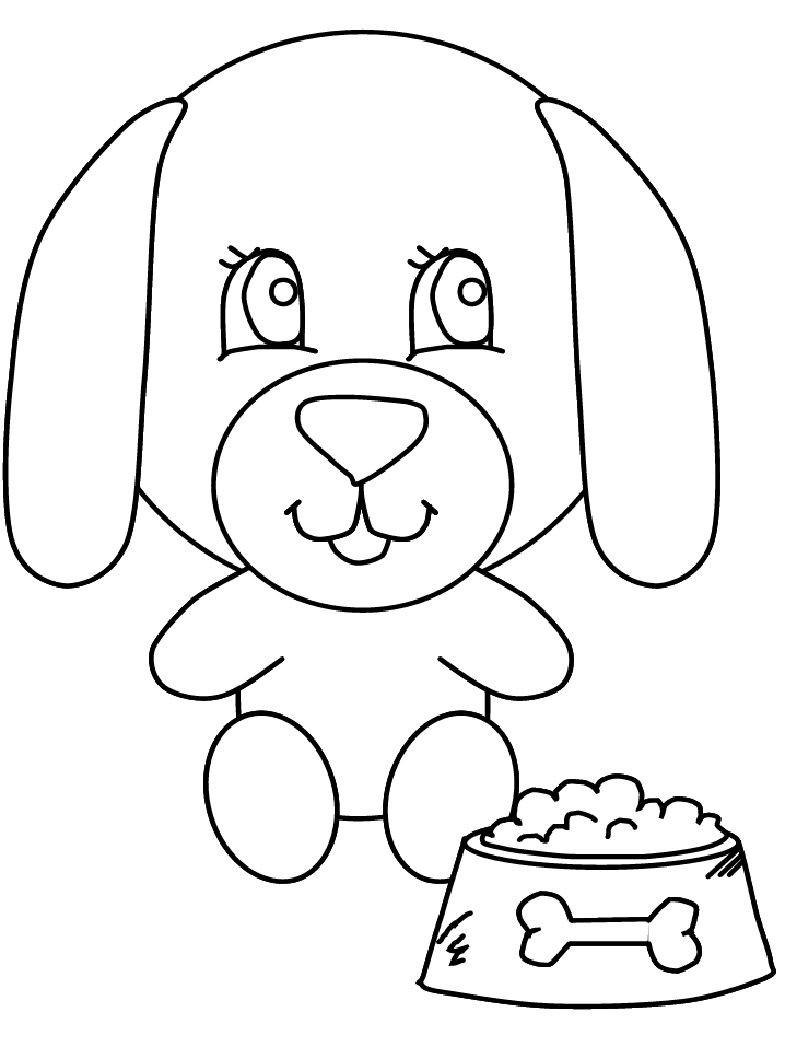 Dog Food Coloring Pages