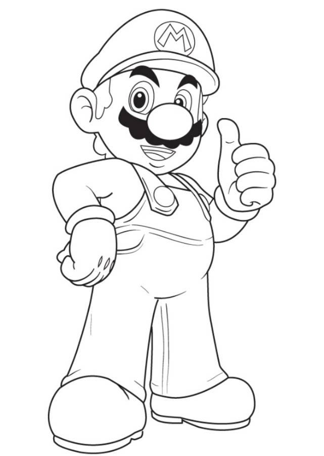 print mario coloring pages for boys