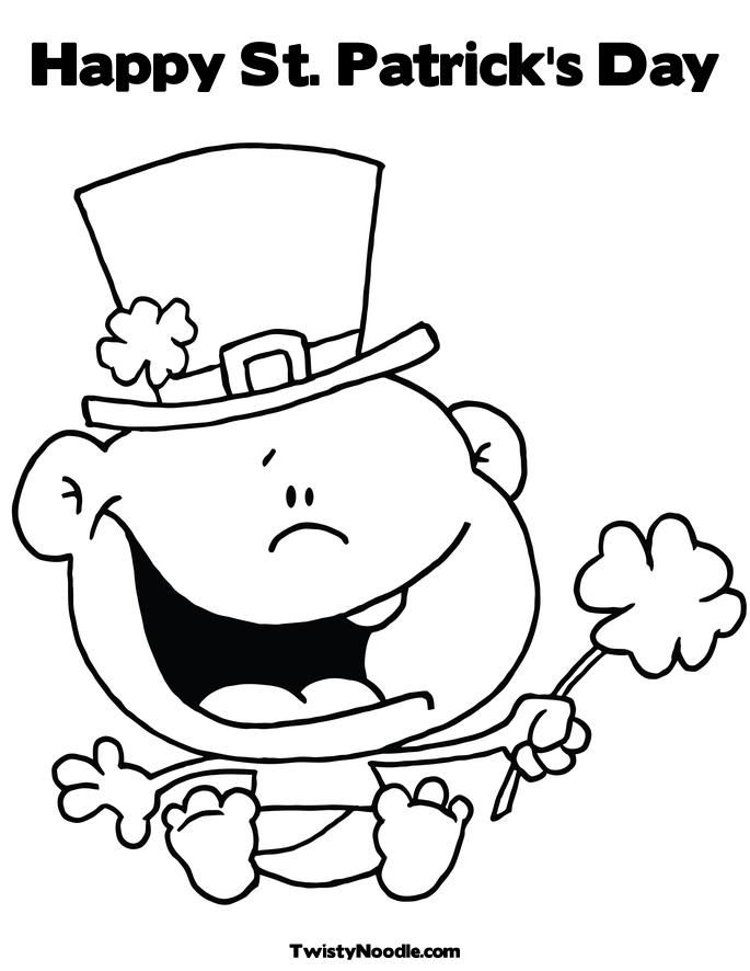Happy St Patrick's Day Coloring Pages - part II