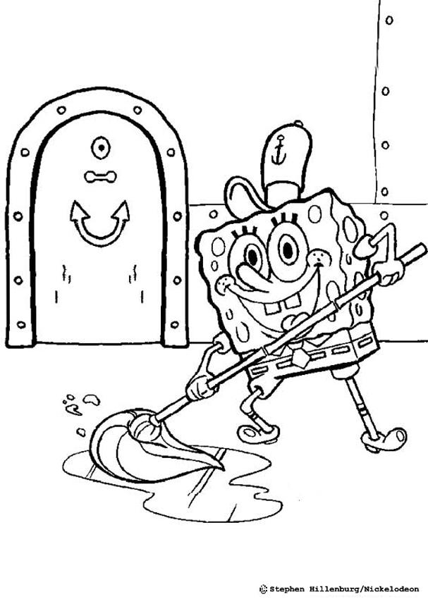 SQUIDWARD coloring pages - Squidward