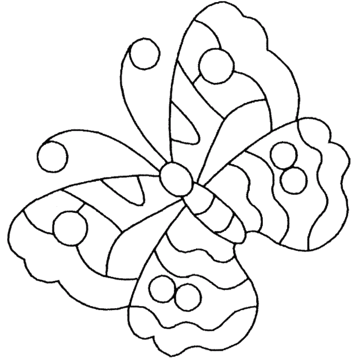 Beautiful Butterfly Coloring Pictures - Butterfly Cartoon Coloring 
