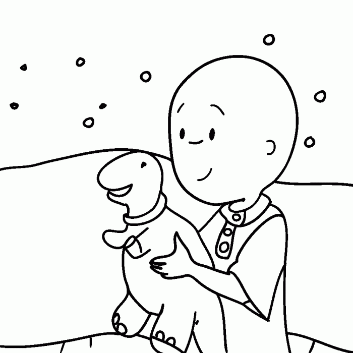 Caillou Coloring Pages | 99coloring.com