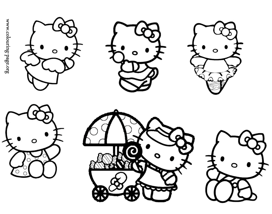 Hello Kitty - Hello Kitty as an angel, a ballerina, and more ...