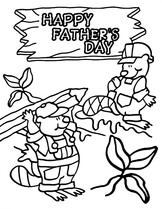 Father´s Day Coloring ~ Child Coloring