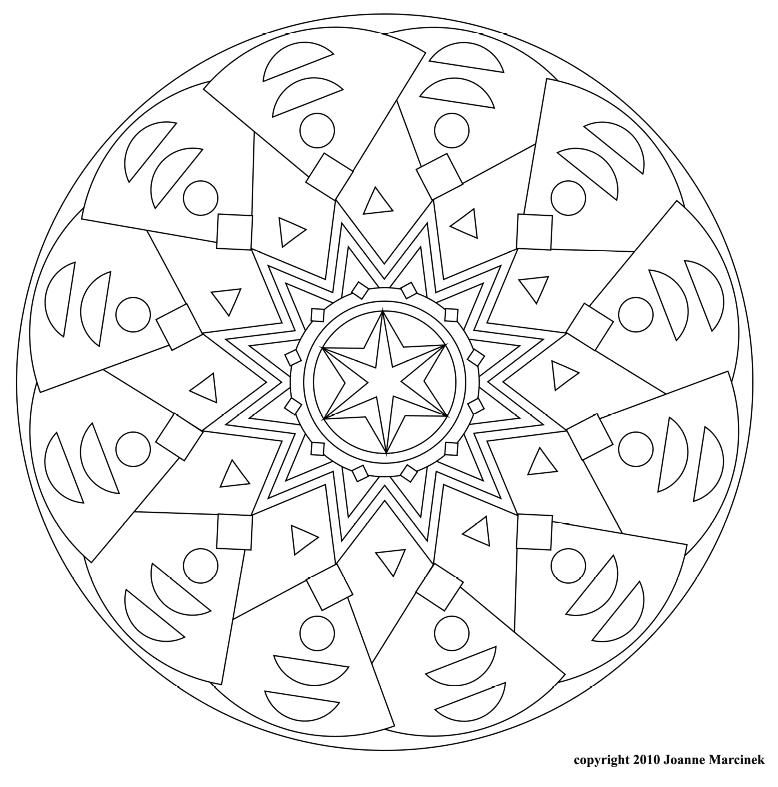 Free Mandala Coloring Page. Mandala. Musings - Coloring Nation