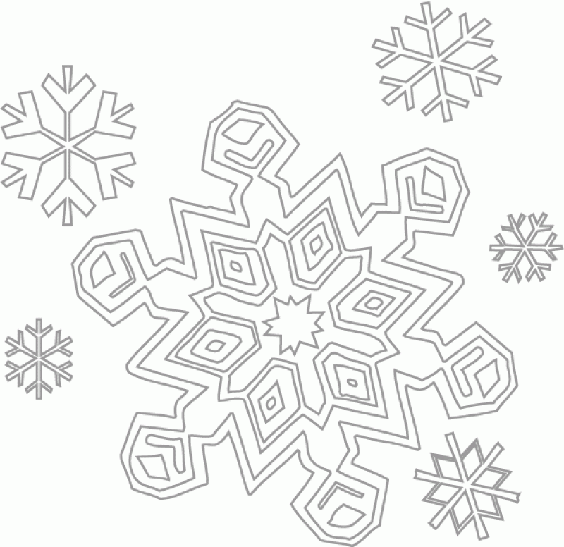 Free Printable Snowflake Coloring Pages - HD Printable Coloring Pages