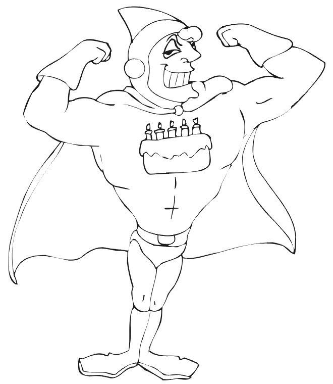 superman birthday coloring pages | Coloring Pages For Kids