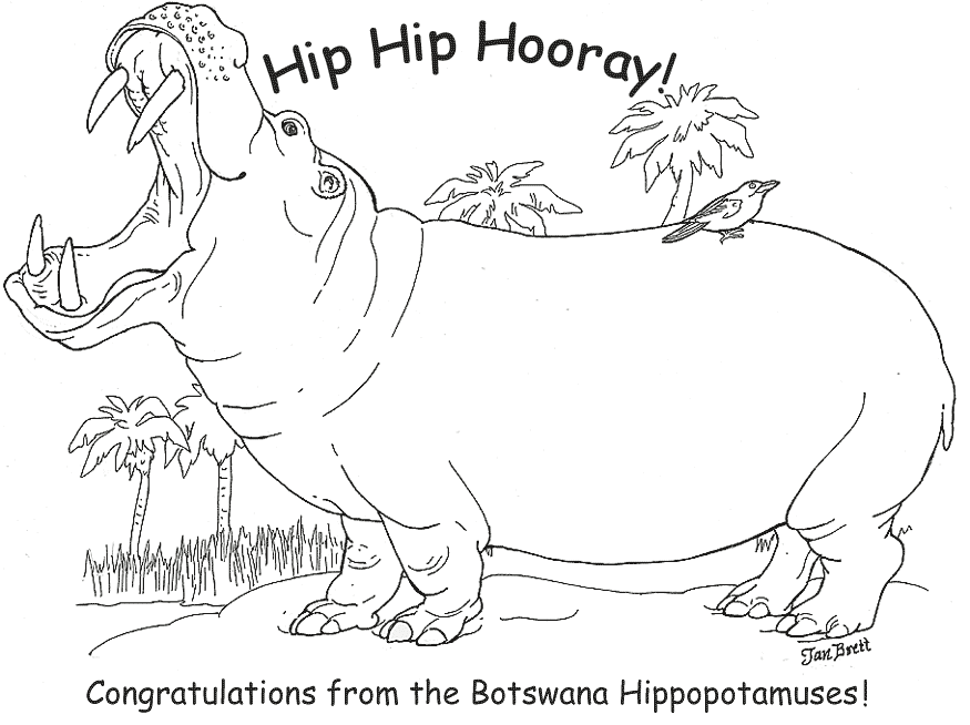 Congratulations from the Botswana Hippos!