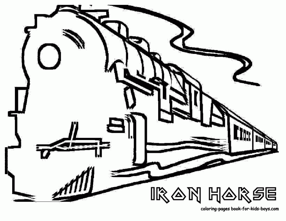 Cartoon Train Printable Coloring Pages Coloring Pages 170741 Train 