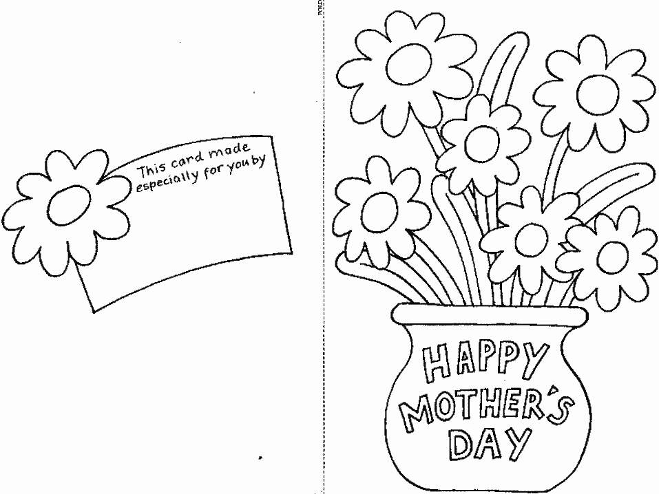 Mothers Day Colouring Pages Printable : Mothers Day Coloring Pages 