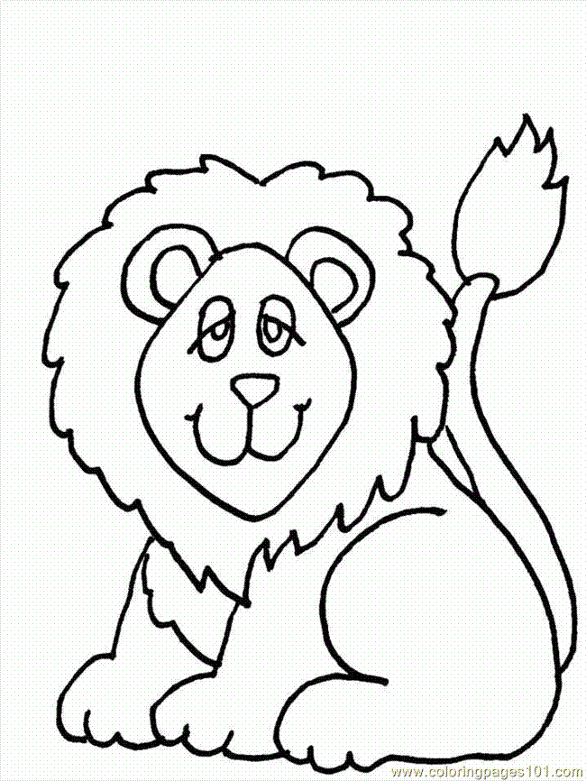 Coloring Pages Lions 002 (Cartoons > Others) - free printable 