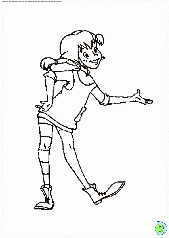 pippi Colouring Pages (page 3)