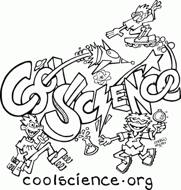 Science Coloring Page For Kids