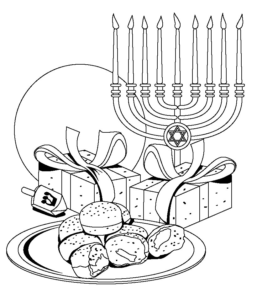 Hanukkah Coloring Pages Free Printable Download Coloring Pages Hub 