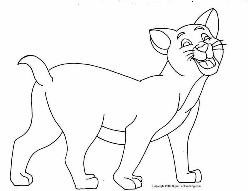 Printing Cat Coloring Pages Full Top Resolutions | ViolasGallery.