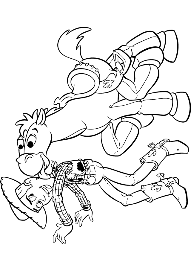 toy story woody Colouring Pages (page 2)