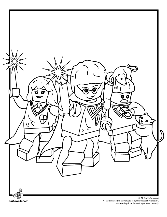 harry potter coloring pages