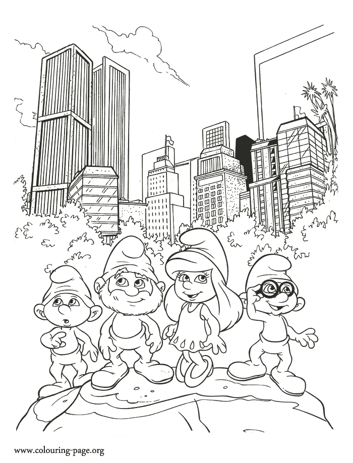 New York New Years Coloring Page
