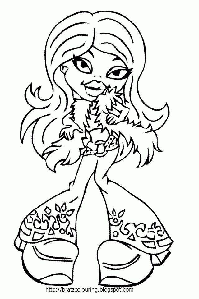 Free Printable Bratz Coloring Pages For Kids Free Download 289417 