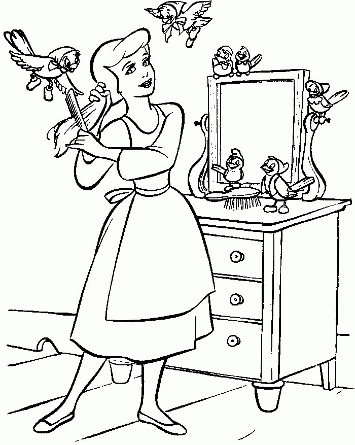 Cinderella Coloring Pages | Free coloring pages