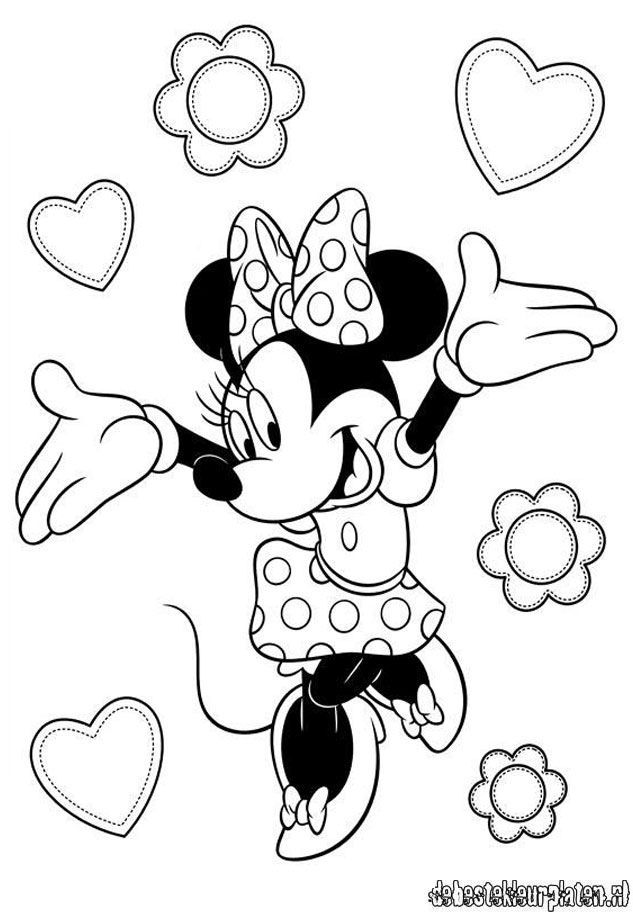 Minnie Mouse kleurplaten - De Beste Kleurplaten