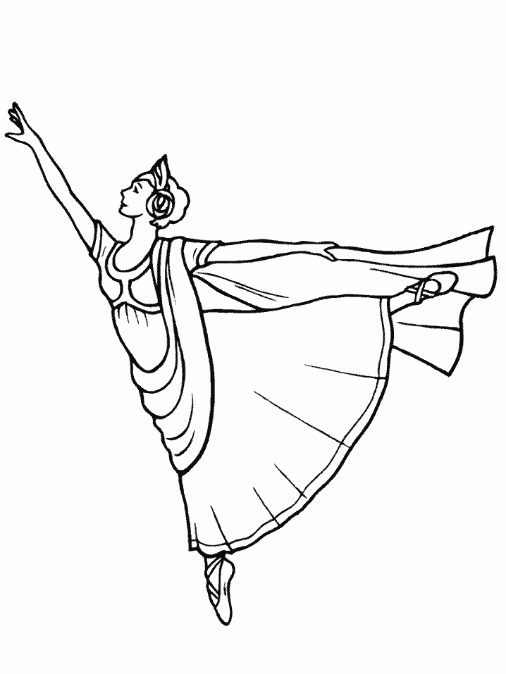 Ballet 1 Sports Coloring Pages & Coloring Book