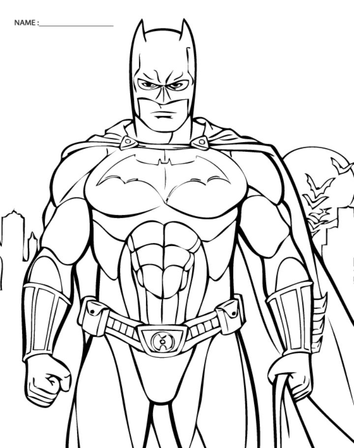 Coloring Pages For Boys Superheroes | Free coloring pages for kids