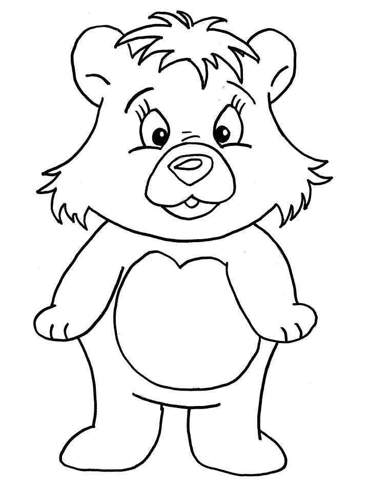 Bear-coloring-pages | coloring pages for kids, coloring pages for 