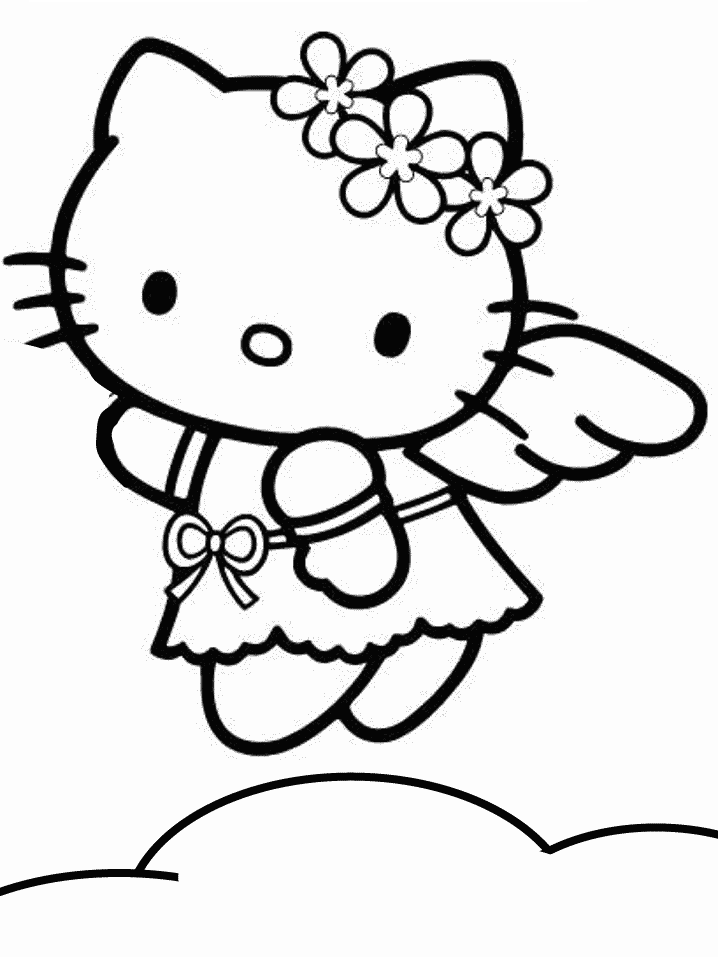 Hello kitty pictures coloring | coloring pages for kids, coloring 