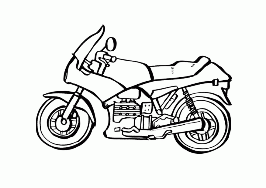 Motorcycle Coloring Pages To Print | Coloring - Part 2