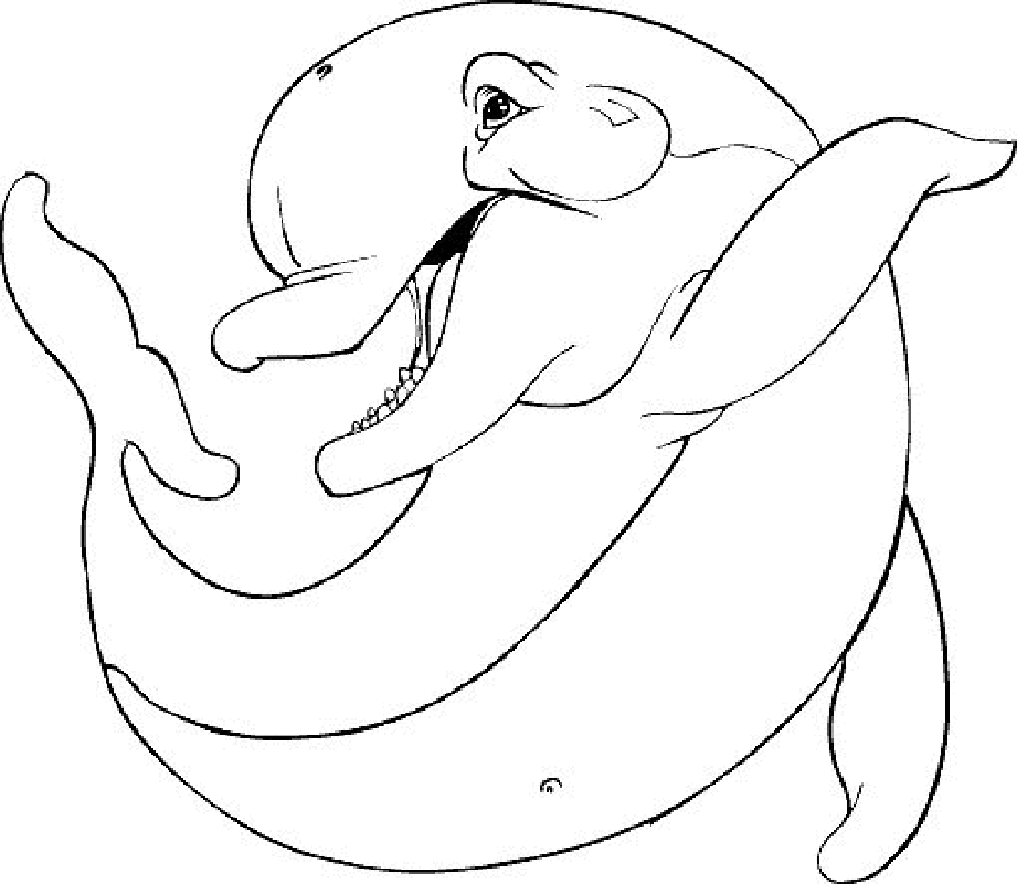 Dolphins Coloring Pages 2 | Free Printable Coloring Pages 